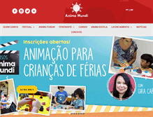Tablet Screenshot of animamundi.com.br